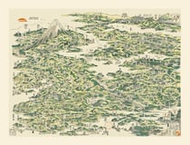 Carte : Leux célébres du Tokaido