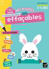 1, 2, 3 Jouons ! Tome 4 : Mes activités effaçables - PS