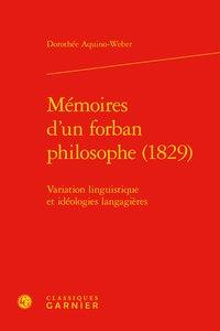 Mémoires d'un forban philosophe (1829) - variation linguistique et idéologies langagières