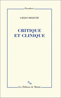 Critique et clinique