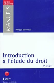 Introduction a l'etude du droit