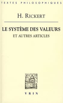Le système des valeurs et autres articles