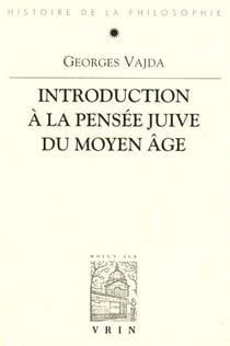 Introduction à la pensée juive du Moyen-âge