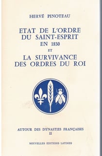 Etat ordre st-esprit en 1830