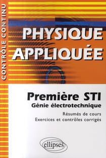 Contrôle continu : physique appliquée - 1ère STI génie électrotechnique