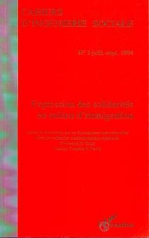 Expression des solidarités en milieu d'immigration