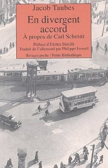 En divergeant accord - à propos de carl schmitt