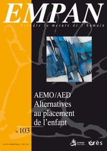 Revue Empan n.103 : les dispositifs de protection des mineurs AEMO/AED
