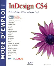 Mode d'emploi indesign cs4