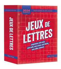 Mon année en 365 jours : jeux de lettres (édition 2024)