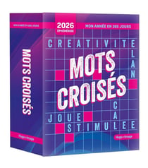 Mon année en 365 jours : Mots Croisés (édition 2026)