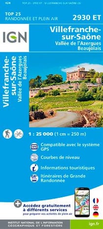 2930ET - villefranche-sur-Saône - vallée de l'Alzegues, Beaujolais