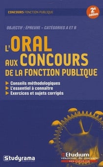 L'oral aux concours de la fonction publique : épreuves catégories A et B