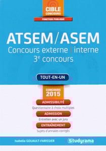 Atsem (concours externe, interne, 3e concours)