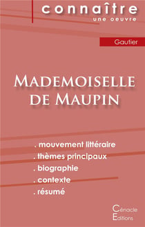 Fiche de lecture mademoiselle de Maupin, de Théophile Gautier - (analyse littéraire de référence et résumé complet)