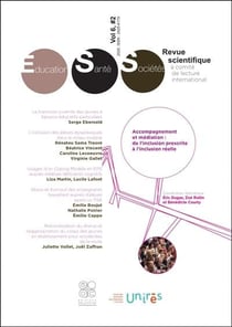 Revue education, sante, societes, vol. 6, no. 2 - accompagnement et mediation : de l inclusion presc