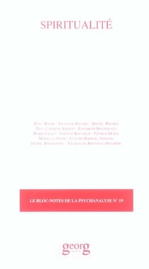 Spiritualite  bloc note n 19