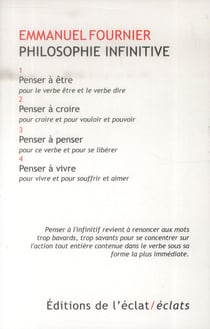 Philosophie infinitive - coffret