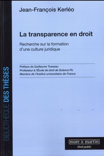 La transparence en droit