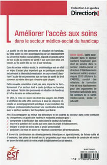 Améliorer l'accès aux soins dans le secteur médico-social du handicap