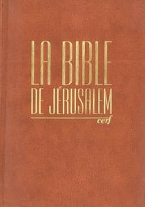 La bible de Jérusalem