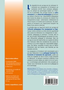 E-learning conception et mise en oeuvre d'un enseignement en ligne - guide pratique pour une e-pédagogie