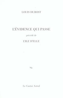 L'évidence qui passe