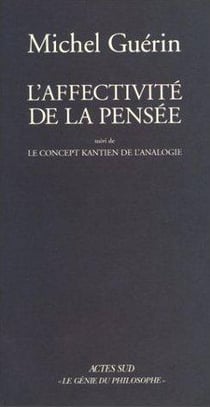 L'affectivité de la pensée - le concept kantien de l'analogie