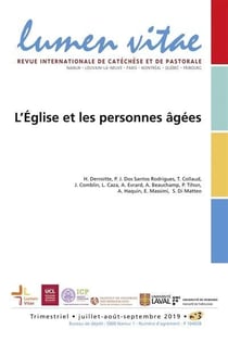 REVUE LUMEN VITAE n.2019/3 : l'Eglise et les personnes âgées