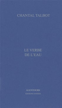 Le verbe et l'eau