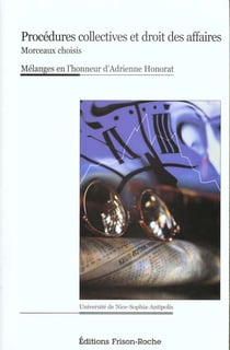 Procedures collectives et droit des affaires