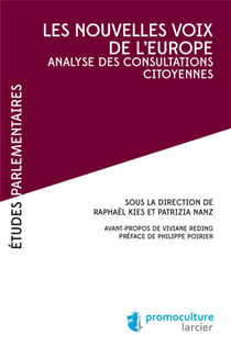 Les nouvelles voix de l'Europe - analyse des consultations citoyennes