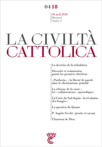 La civiltà cattolica : avril 2018