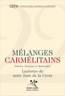 Mélanges carmélitains Tome 22