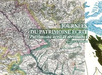 Journées du patrimoine écrit - patrimoine écrit et territoires