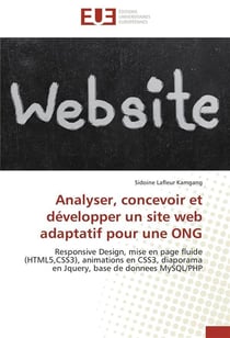 Analyser, concevoir et developper un site web adaptatif pour une ong