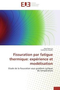 Fissuration par fatigue thermique: experience et modelisation - etude de la fissuration sous gradien