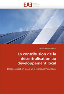 La contribution de la decentralisation au developpement local