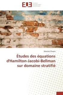 Etudes des equations d'hamilton-jacobi-bellman sur domaine stratifie
