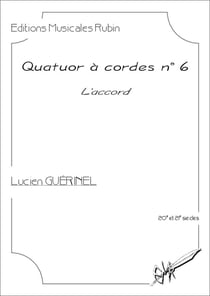 Quatuor à cordes n° 6 « L'accord » (matériel)