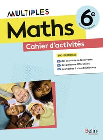 Multiples mathématiques - 6e - cahier d'activités (édition 2025)