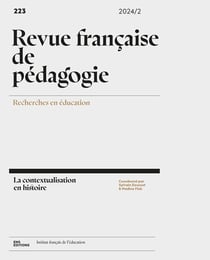 Revue française de pédagogie, n°223/2024 : La contextualisation en histoire