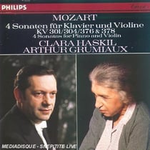 Sonates pour piano et violon kv 301, 304, 376, 378