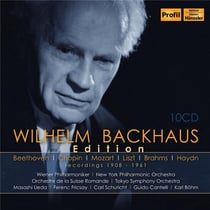 Wilhelm Backhaus Edition - Recordings 1908-1961