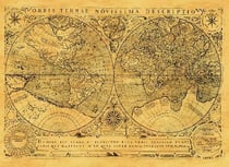 MONDE EN 1602 50 CM X 38 CM