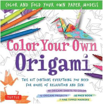Color your own origami kit