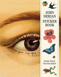 John derian sticker book /anglais
