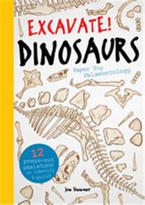Excavate! dinosaurs paper toy palaeontology