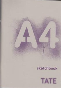 A4 starter sketchbook purple