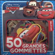 50 grandes gommettes - cars